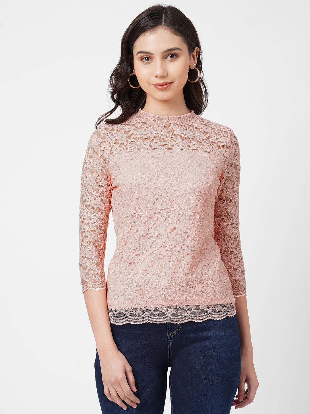 Women Peach Top - Image 2