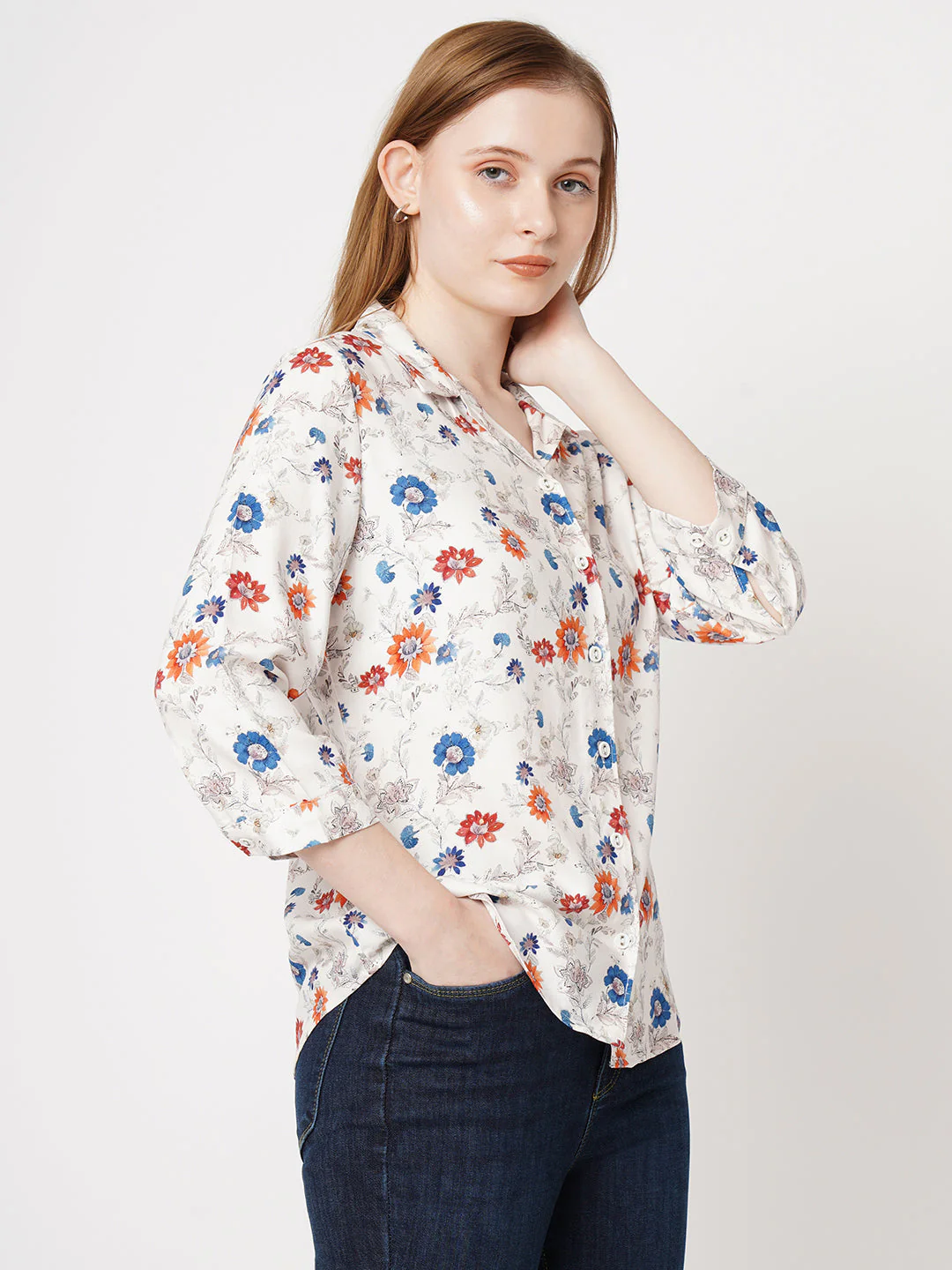 Women Printed Shirt - Image 5