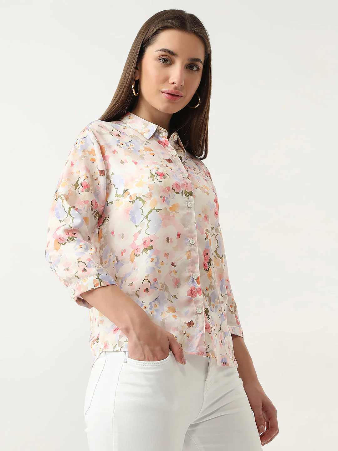 Women Printed Shirt - Image 4