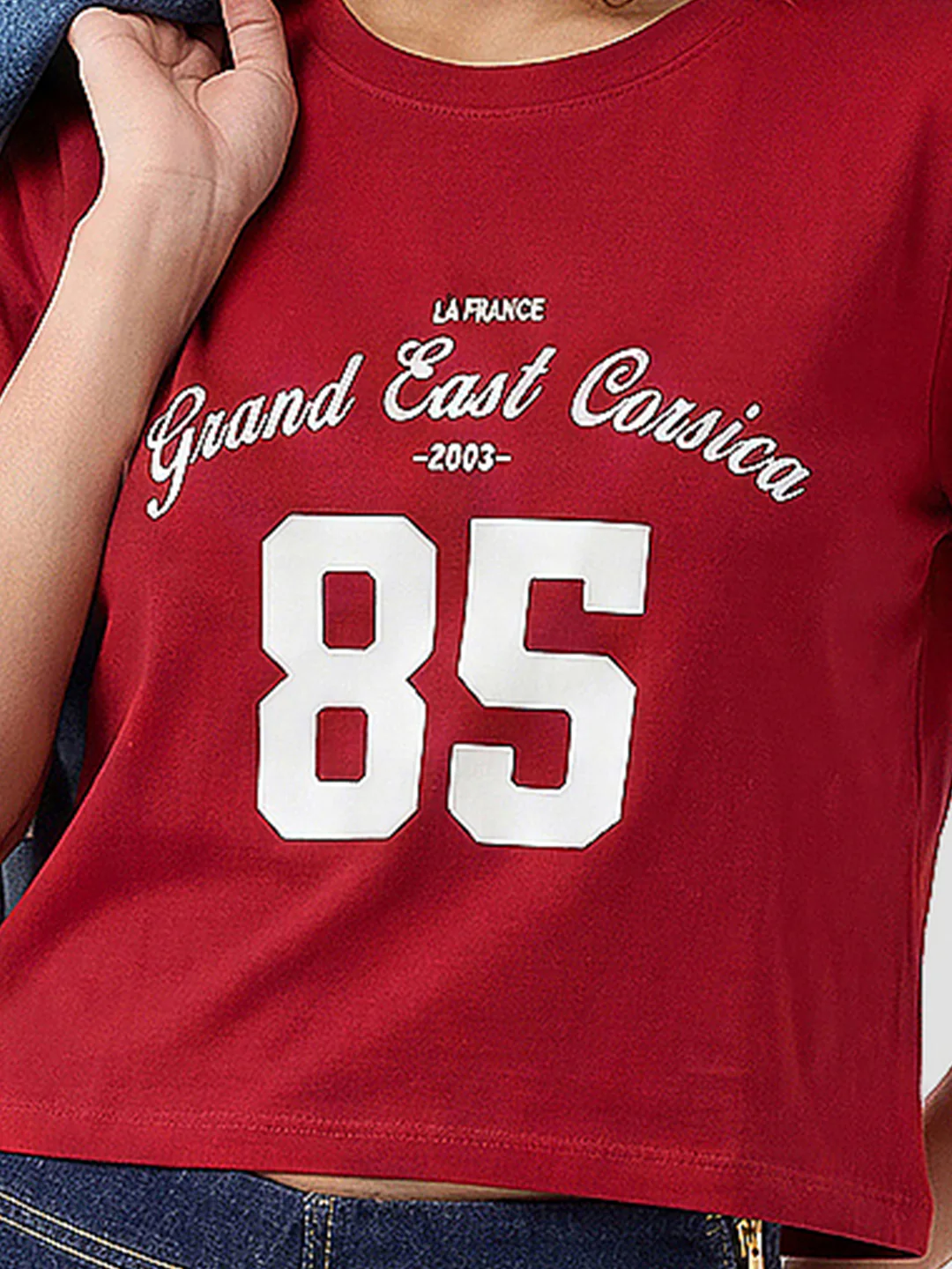 Women Red Genz Tees - Image 5