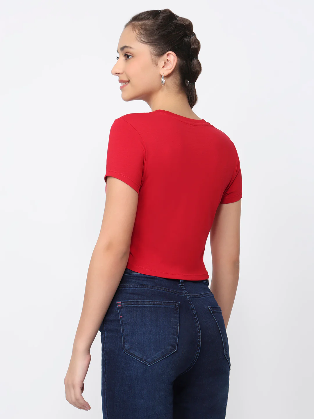 Women Red Genz Tees - Image 3