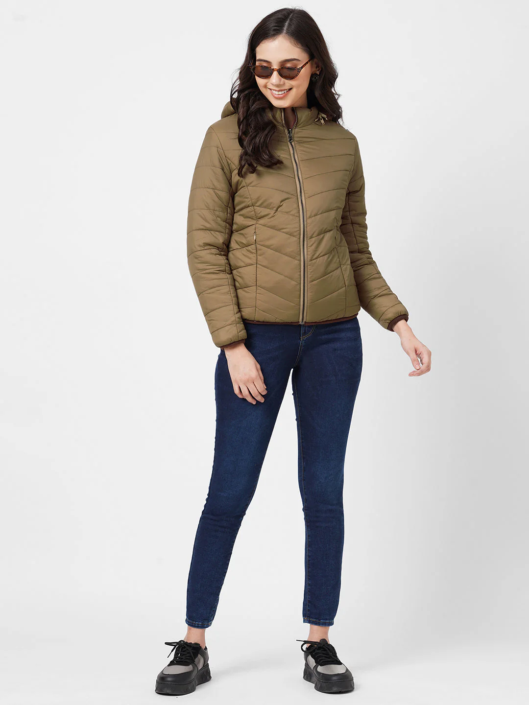 Women Reversible Padded Jacket - Image 2