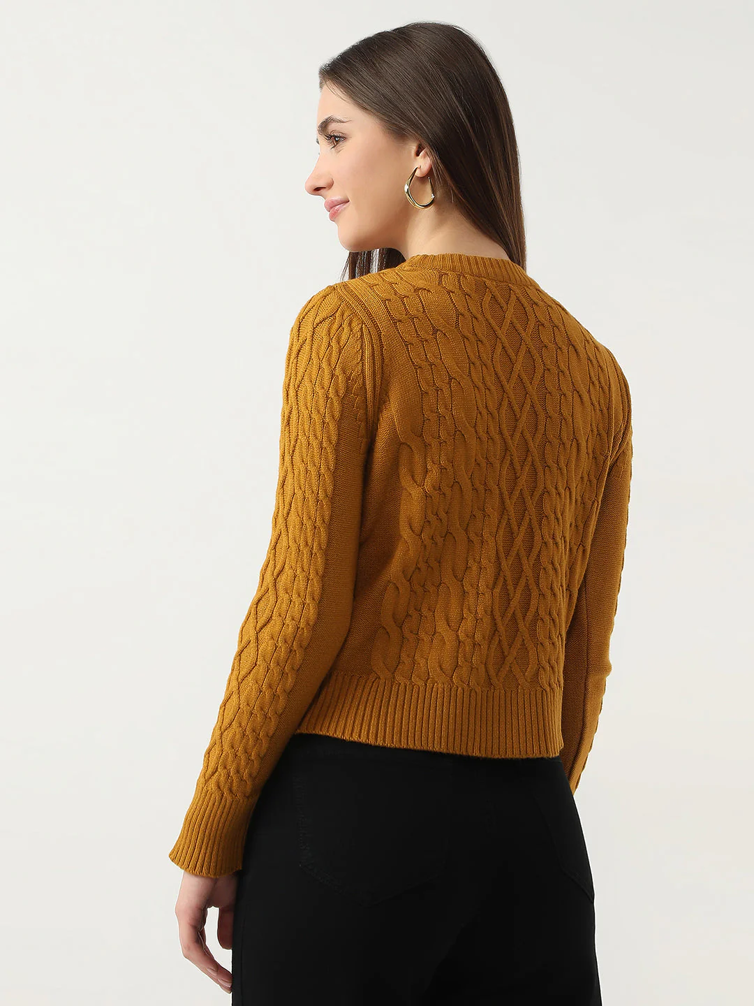 Women Ribbed Sweater - Image 3