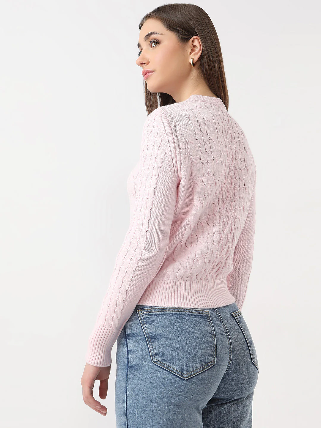 Women Ribbed Sweater - Image 3