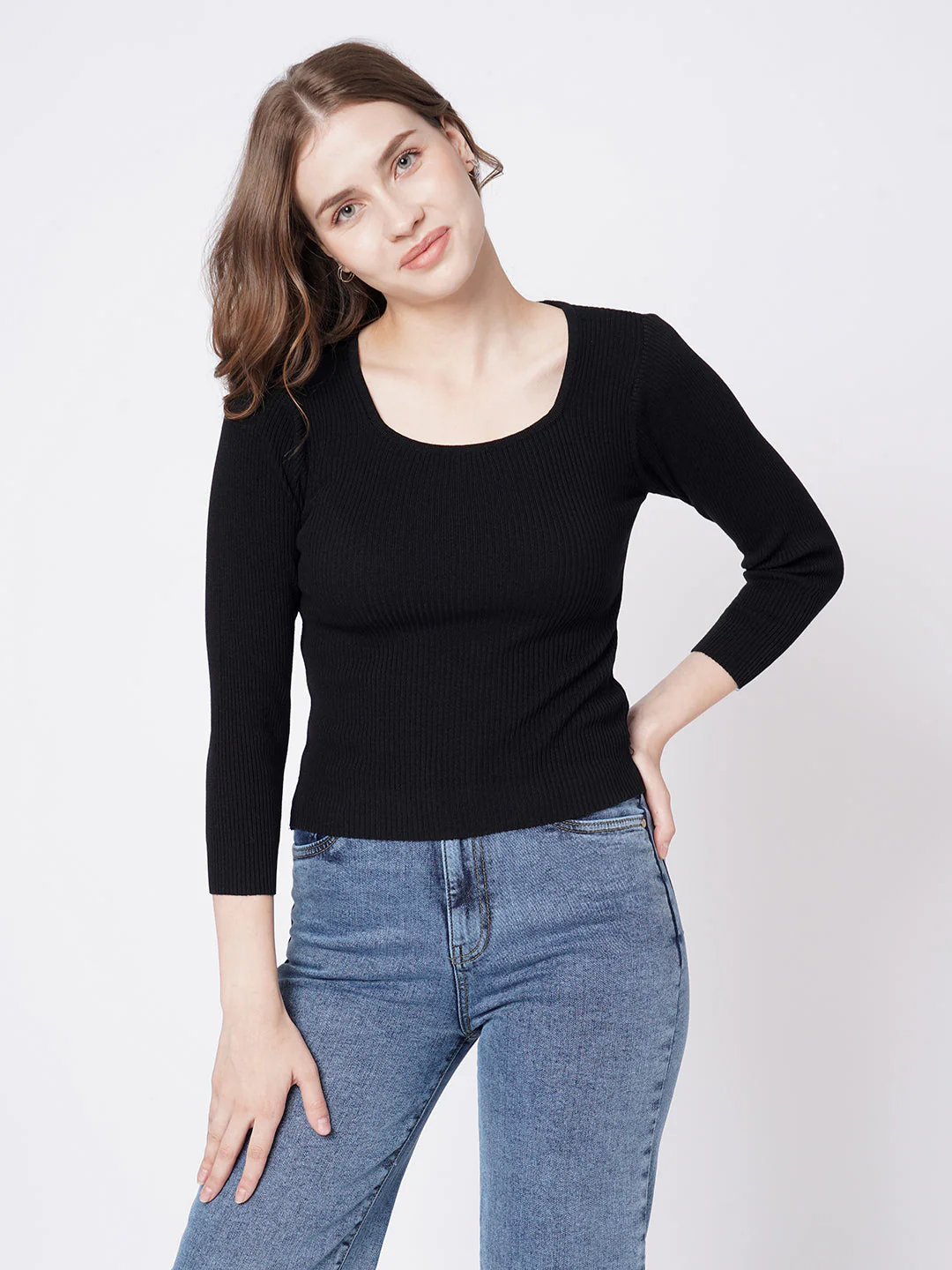 Women Ribbed T-Shirt - Image 2