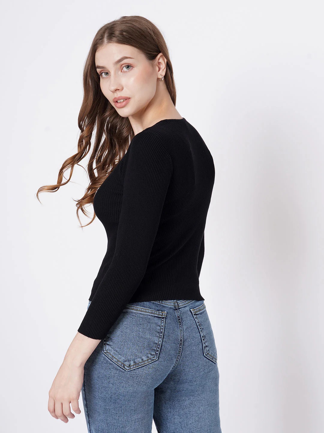 Women Ribbed T-Shirt - Image 3