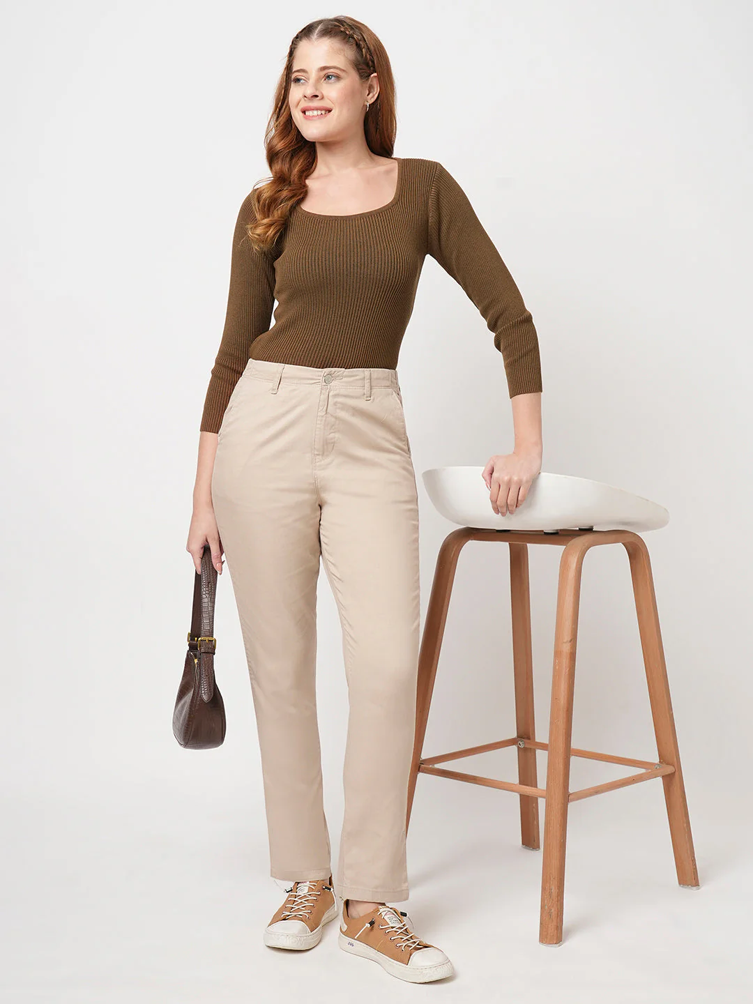Women Ribbed T-Shirt