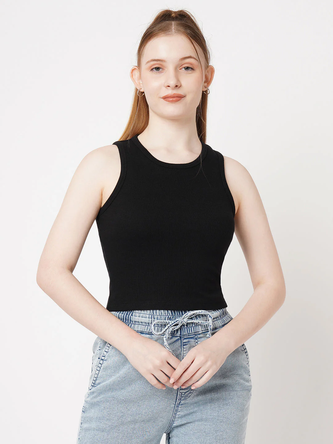 Women Ribbed Tank Top - Image 2
