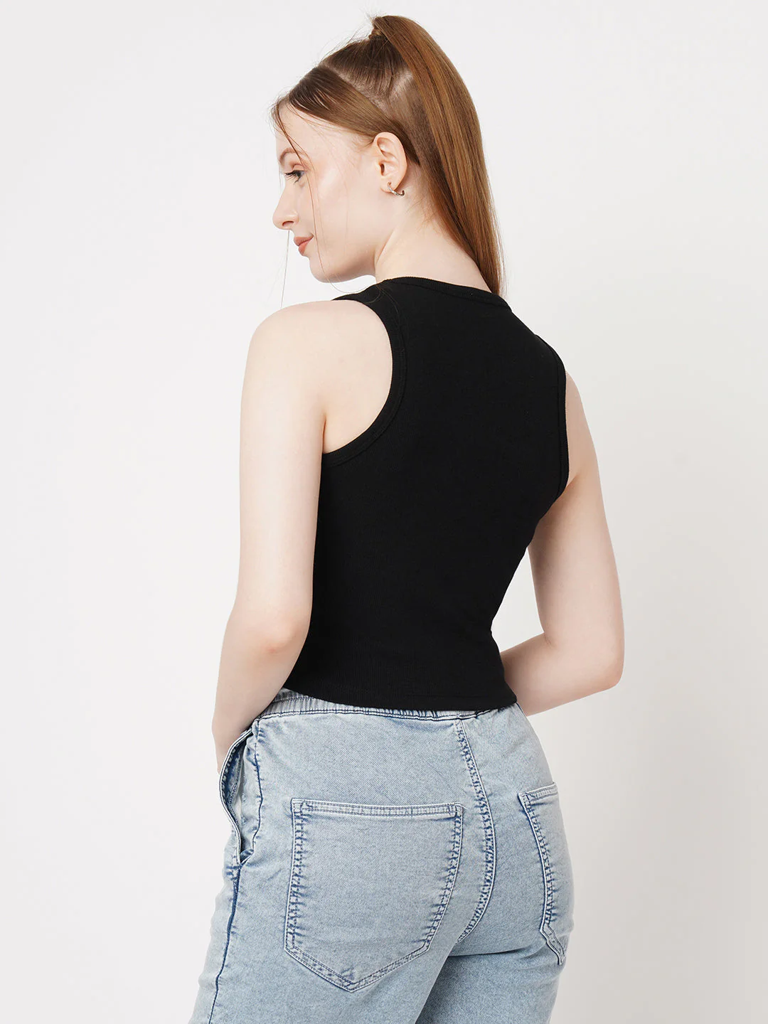 Women Ribbed Tank Top - Image 3