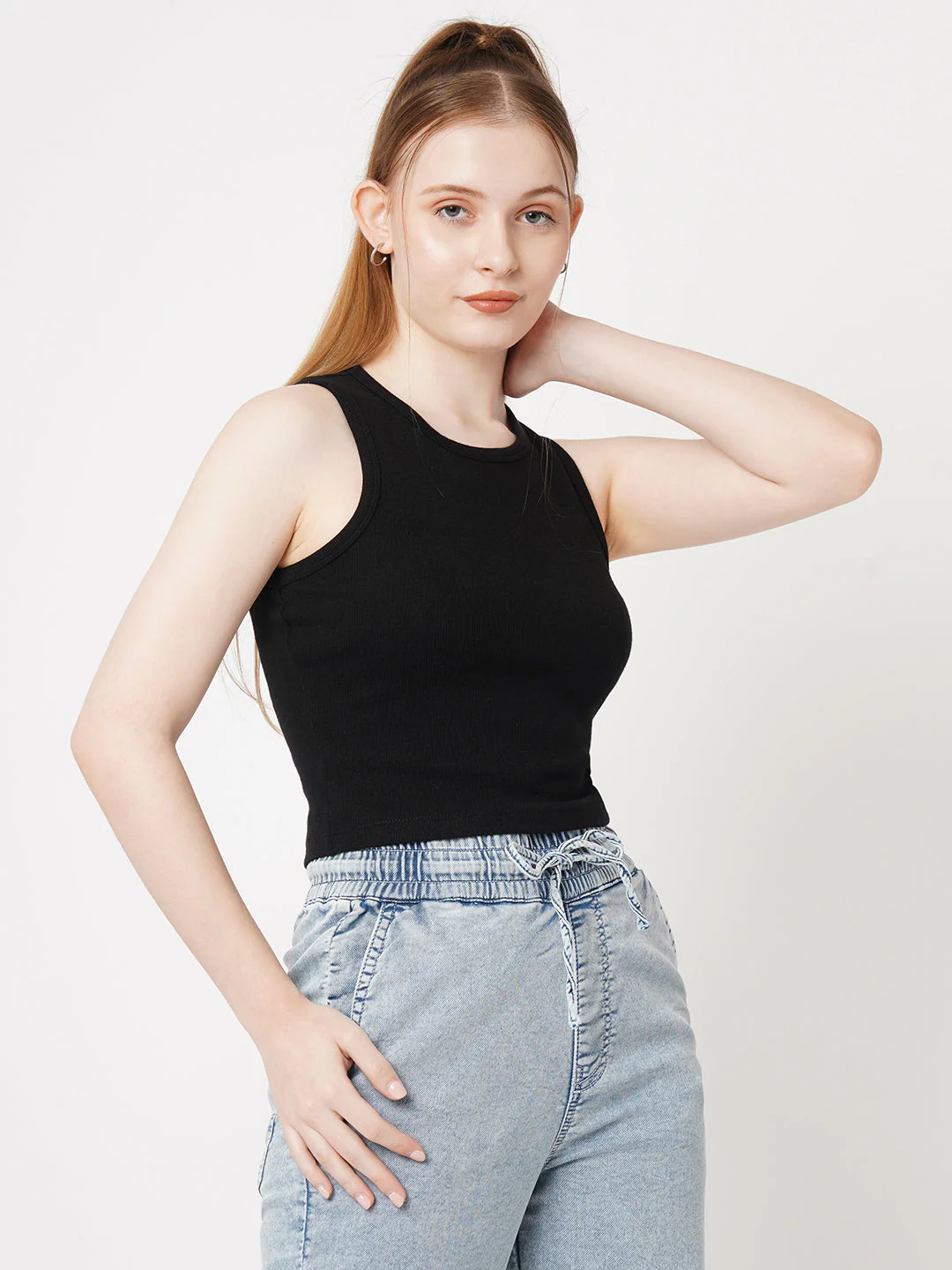 Women Ribbed Tank Top - Image 4