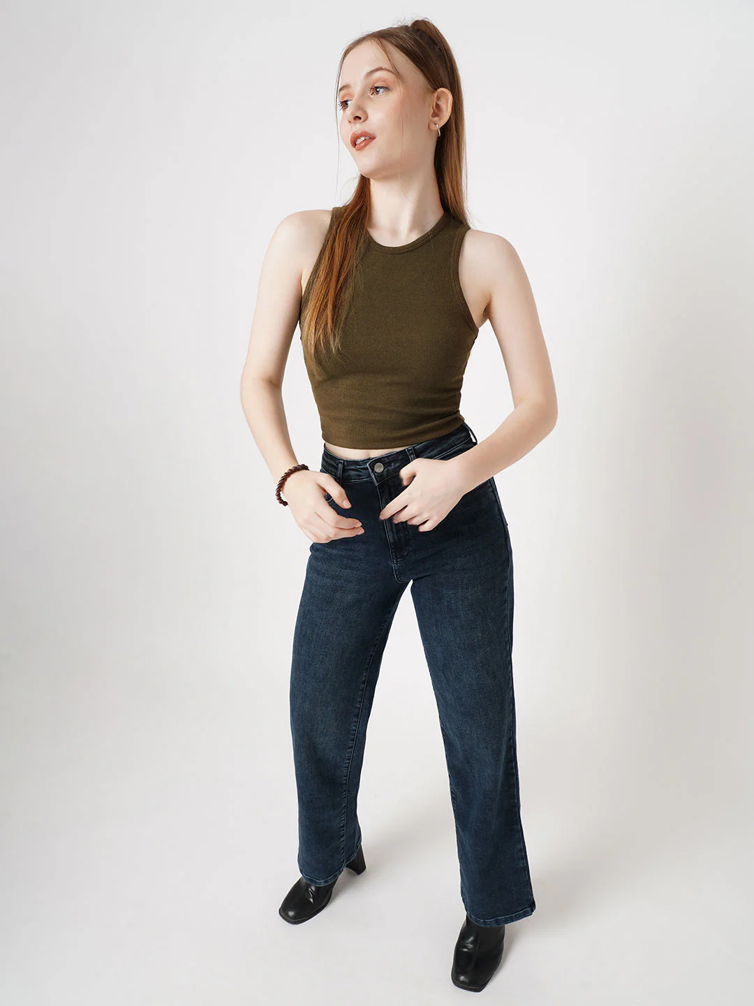 Women Ribbed Tank Top