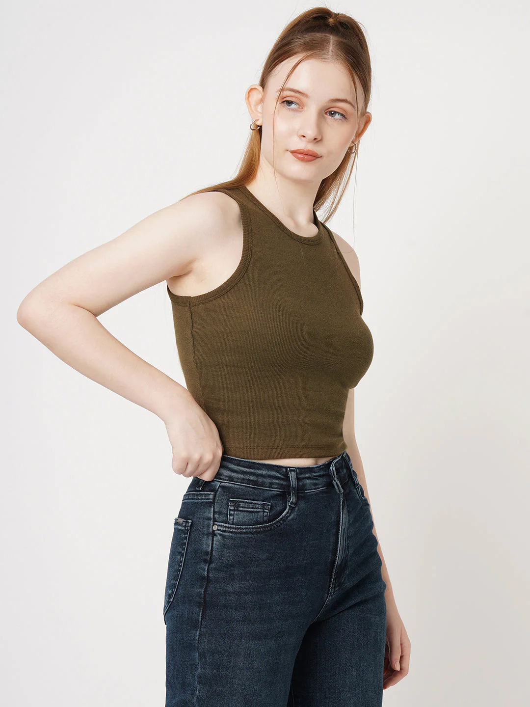 Women Ribbed Tank Top - Image 4