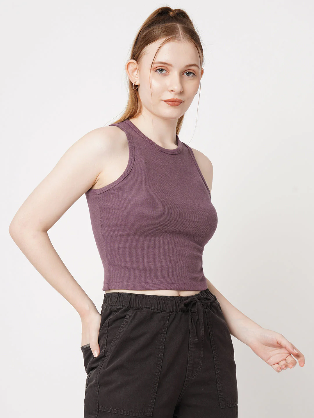 Women Ribbed Tank Top - Image 4