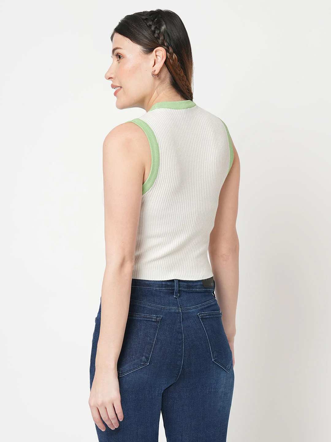 Women Ribbed Tank Top - Image 4