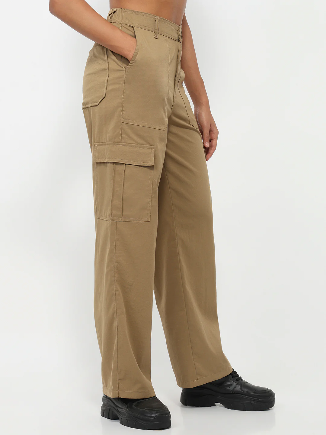 Women Sand Mid-Rise Cargo - Image 6