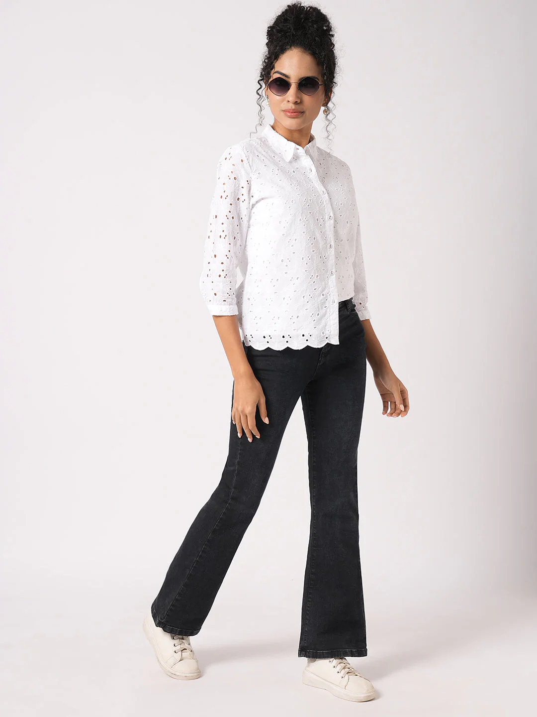 Women Schiffli Shirt - Image 2