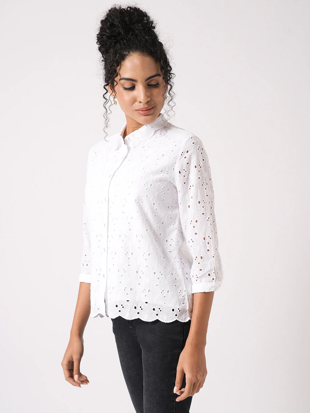 Women Schiffli Shirt - Image 5
