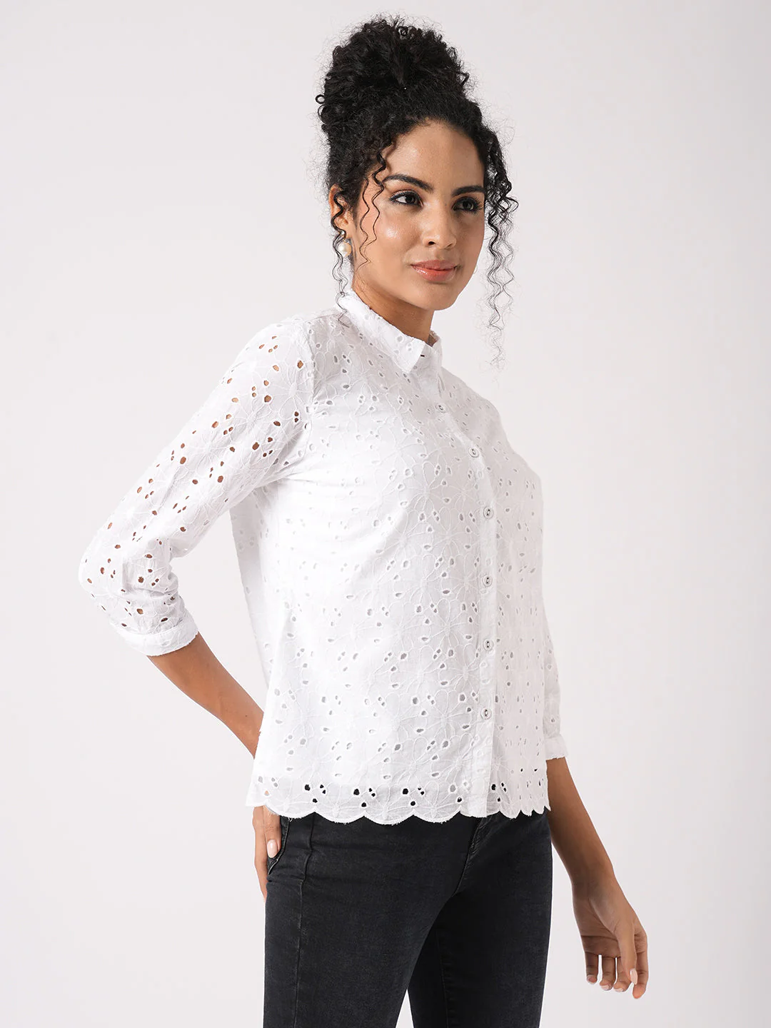 Women Schiffli Shirt - Image 6