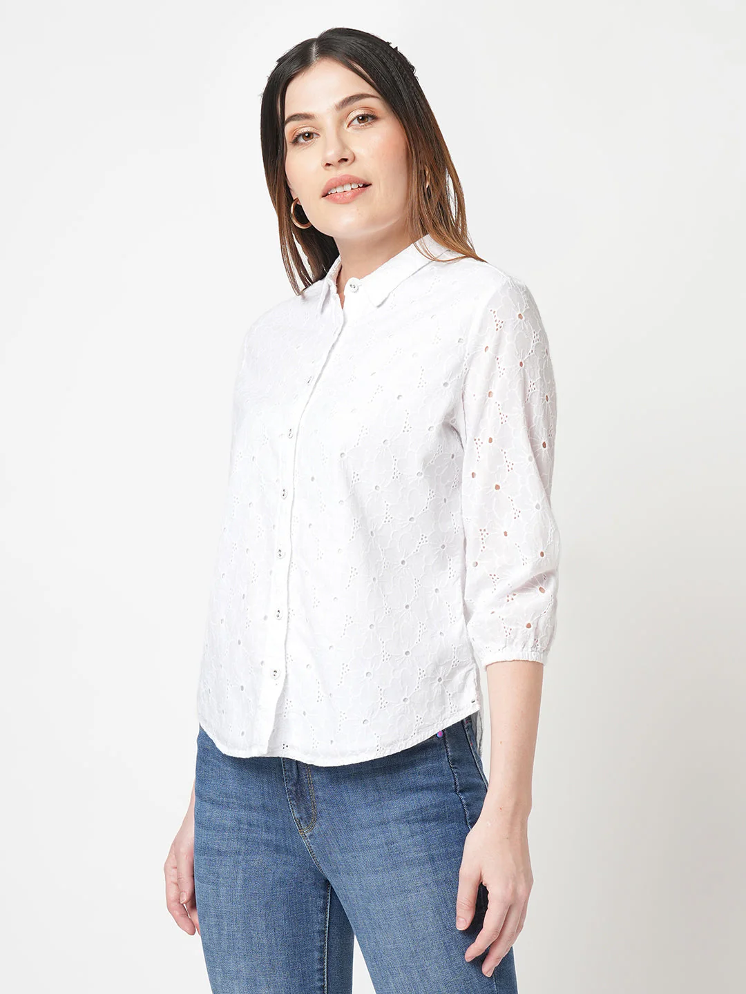 Women Schiffli Shirt - Image 5