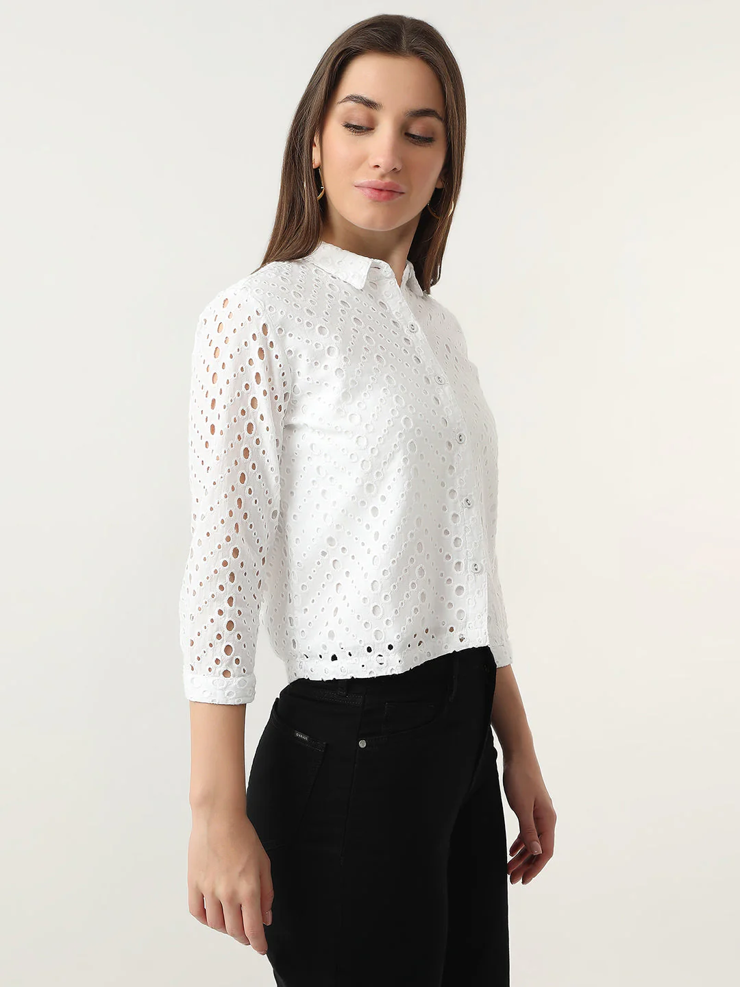 Women Schiffli Shirt - Image 4
