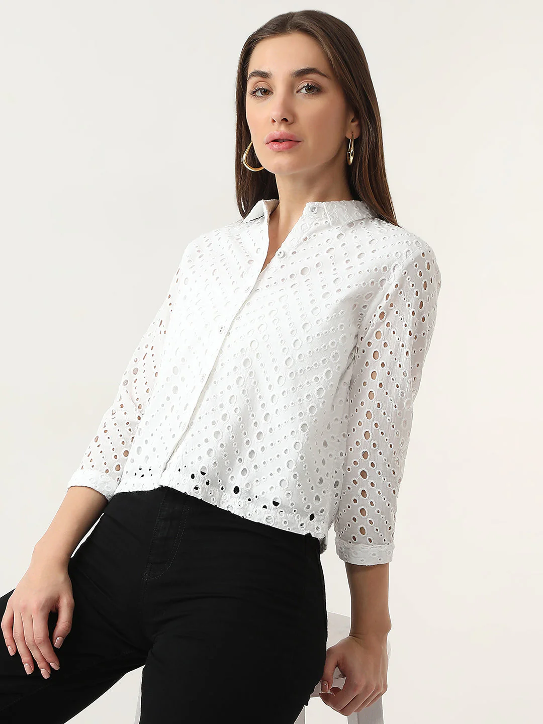 Women Schiffli Shirt - Image 6