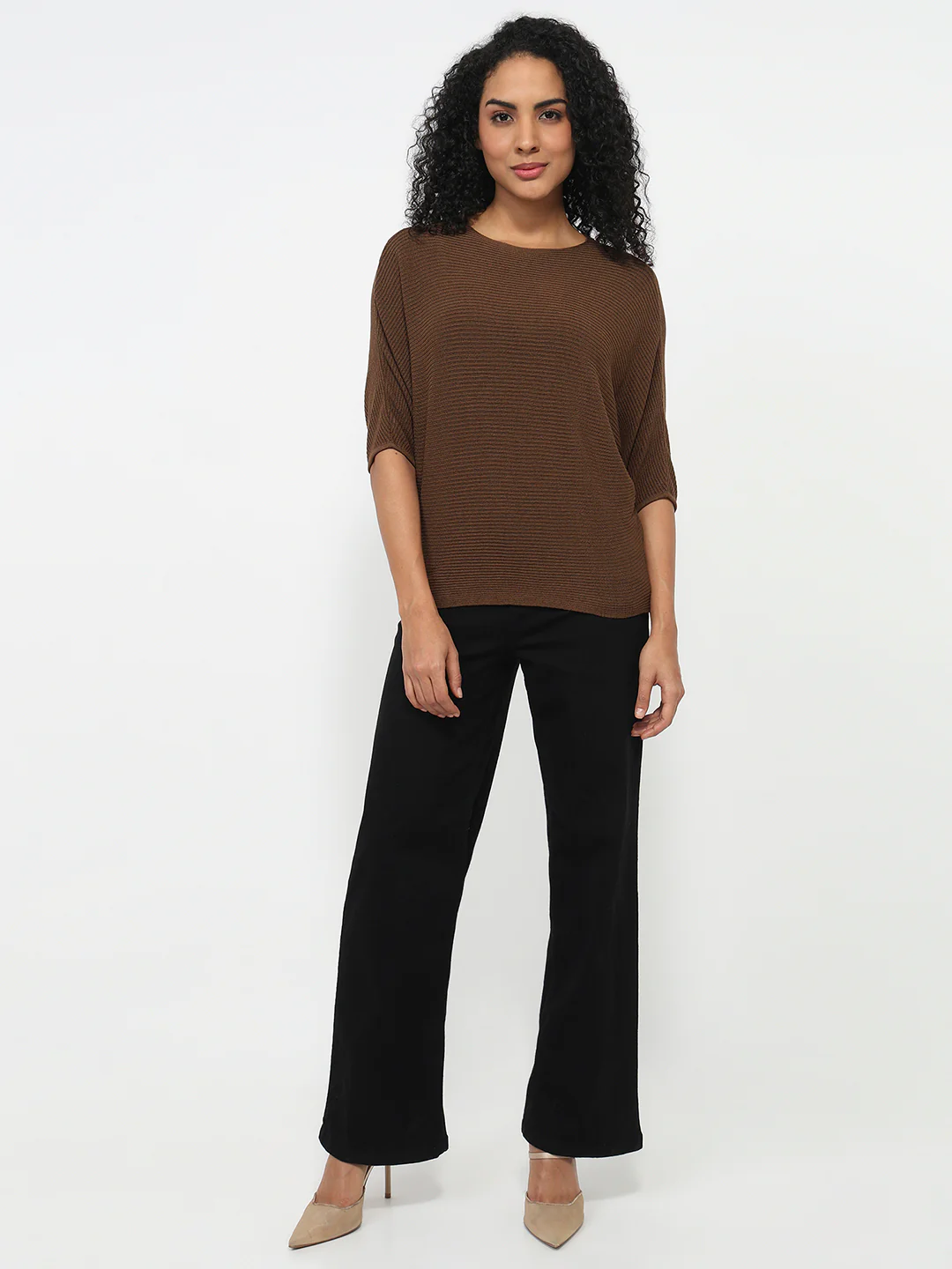 Women Sepia Batsleeve Top - Image 4