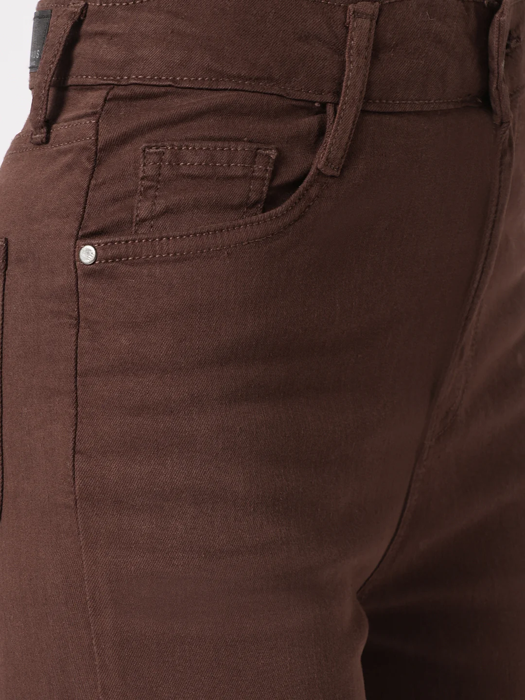 Women Sepia High-Rise Straight Fit Jeans - Image 5