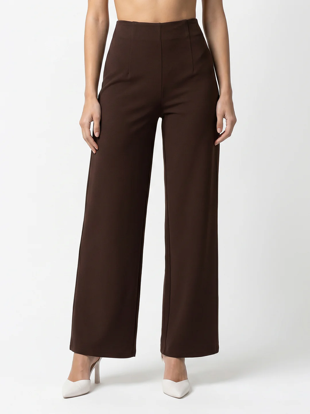 Women Sepia High-Rise Tregging - Image 2