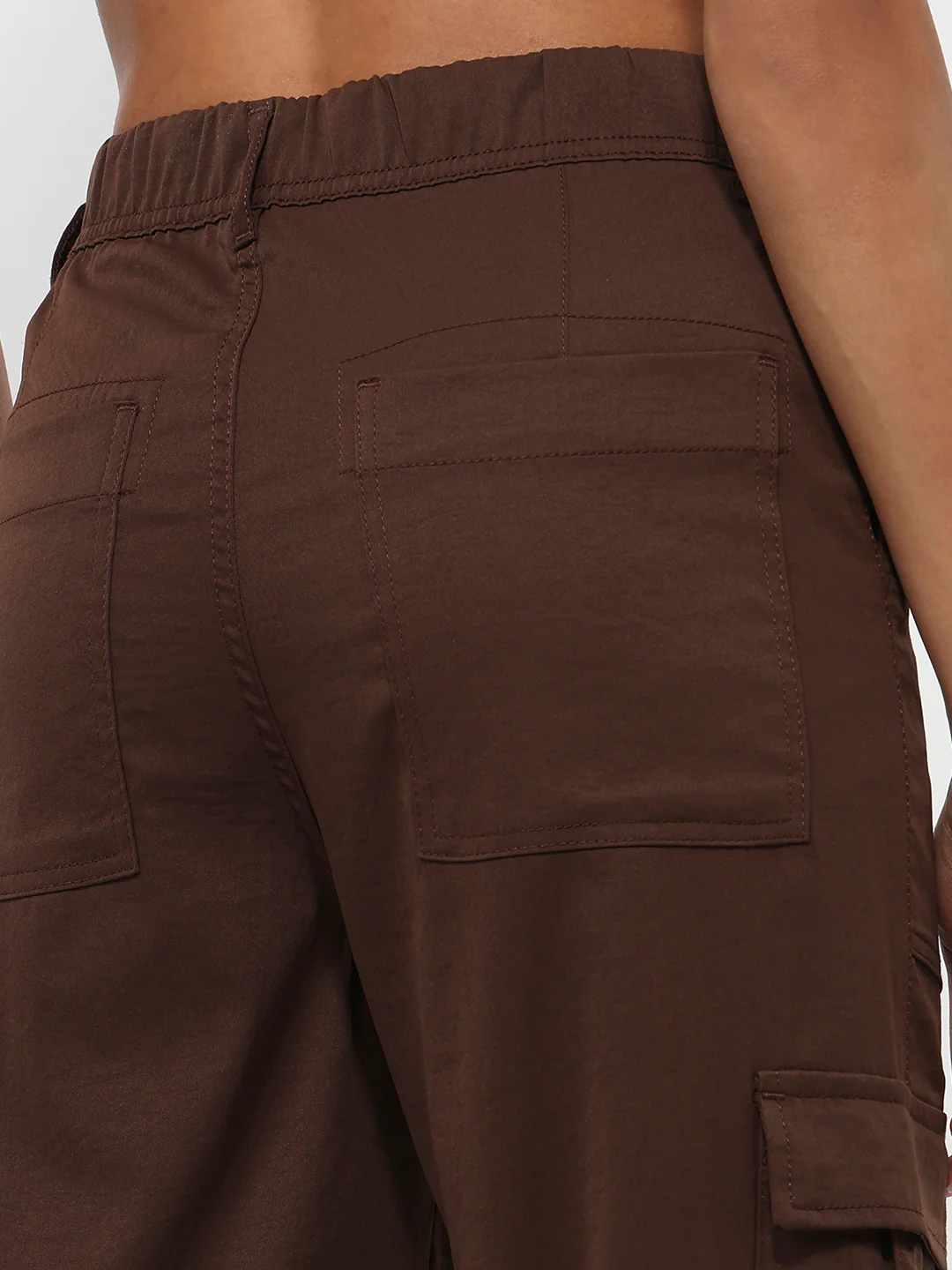 Women Sepia Mid-Rise Cargo - Image 7