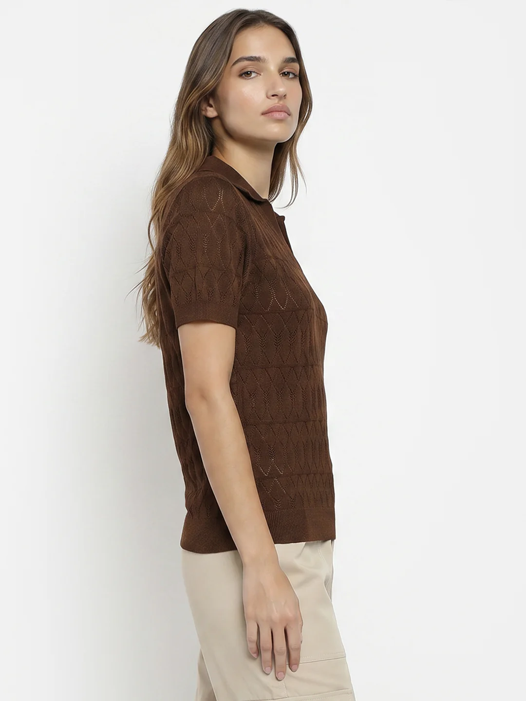 Women Sepia Ponitelle Top - Image 5