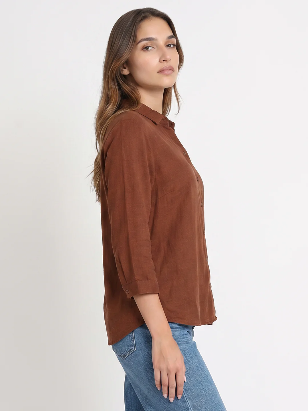 Women Sepia Shirt - Image 5