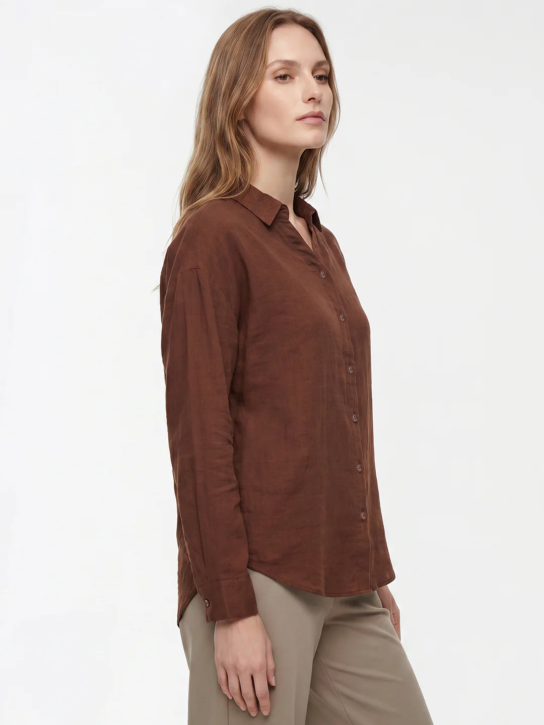 Women Sepia Shirt - Image 5