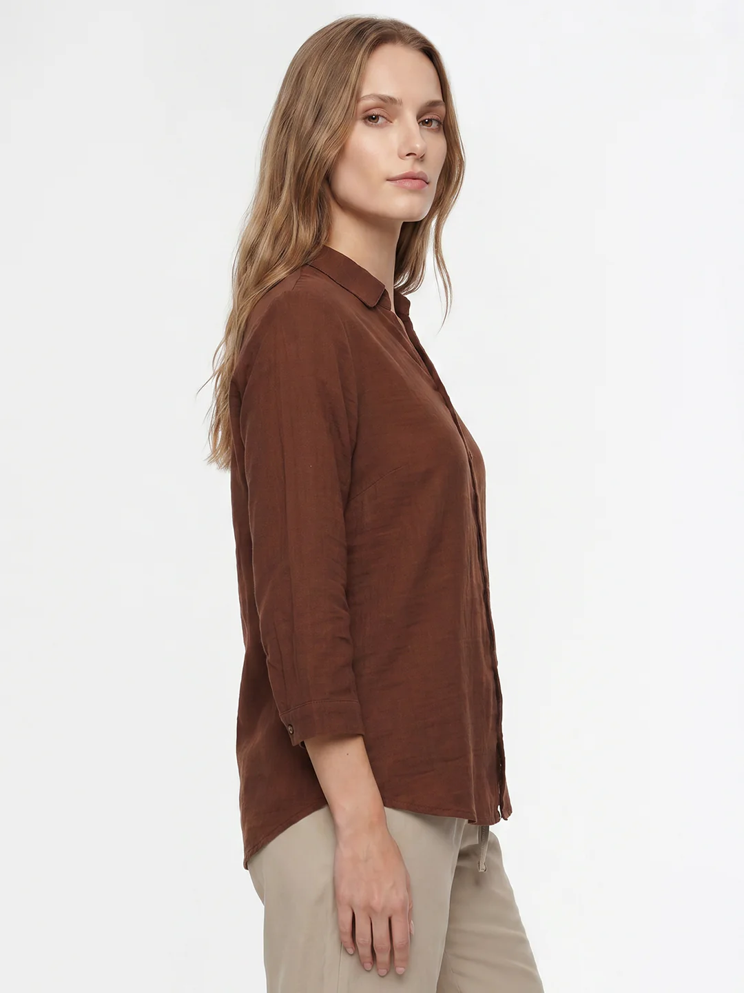 Women Sepia Shirt - Image 5