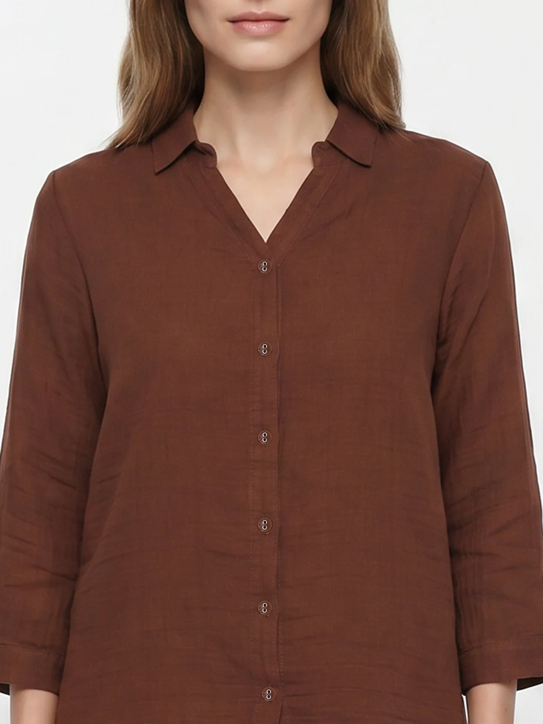 Women Sepia Shirt - Image 6