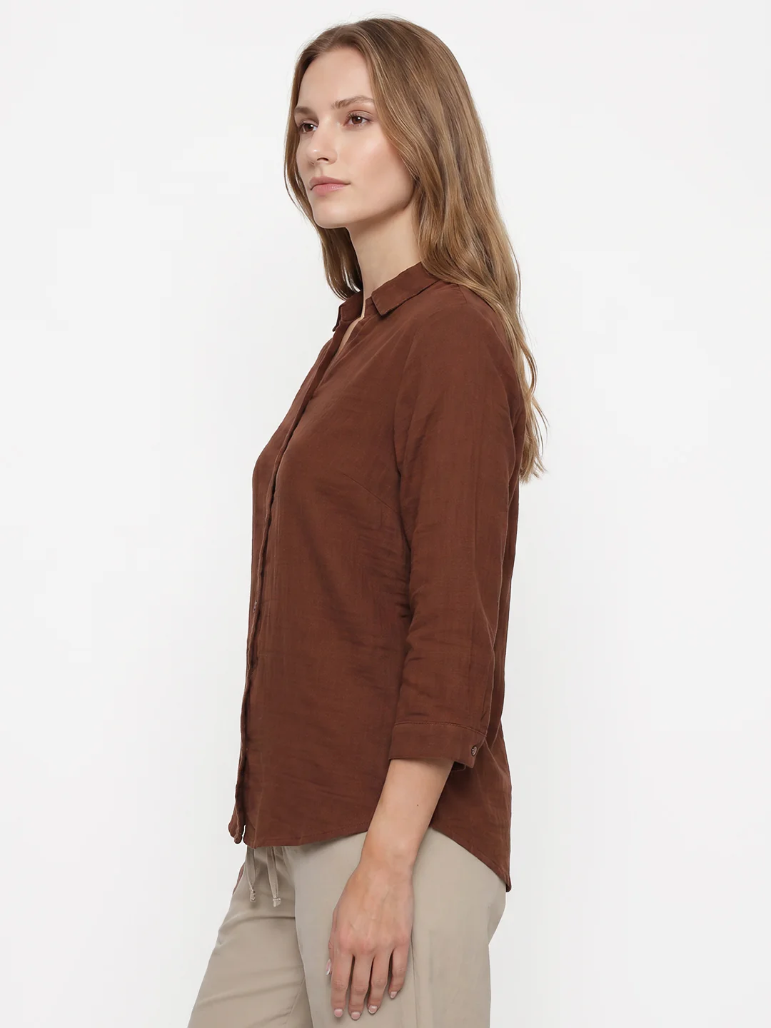 Women Sepia Shirt - Image 7