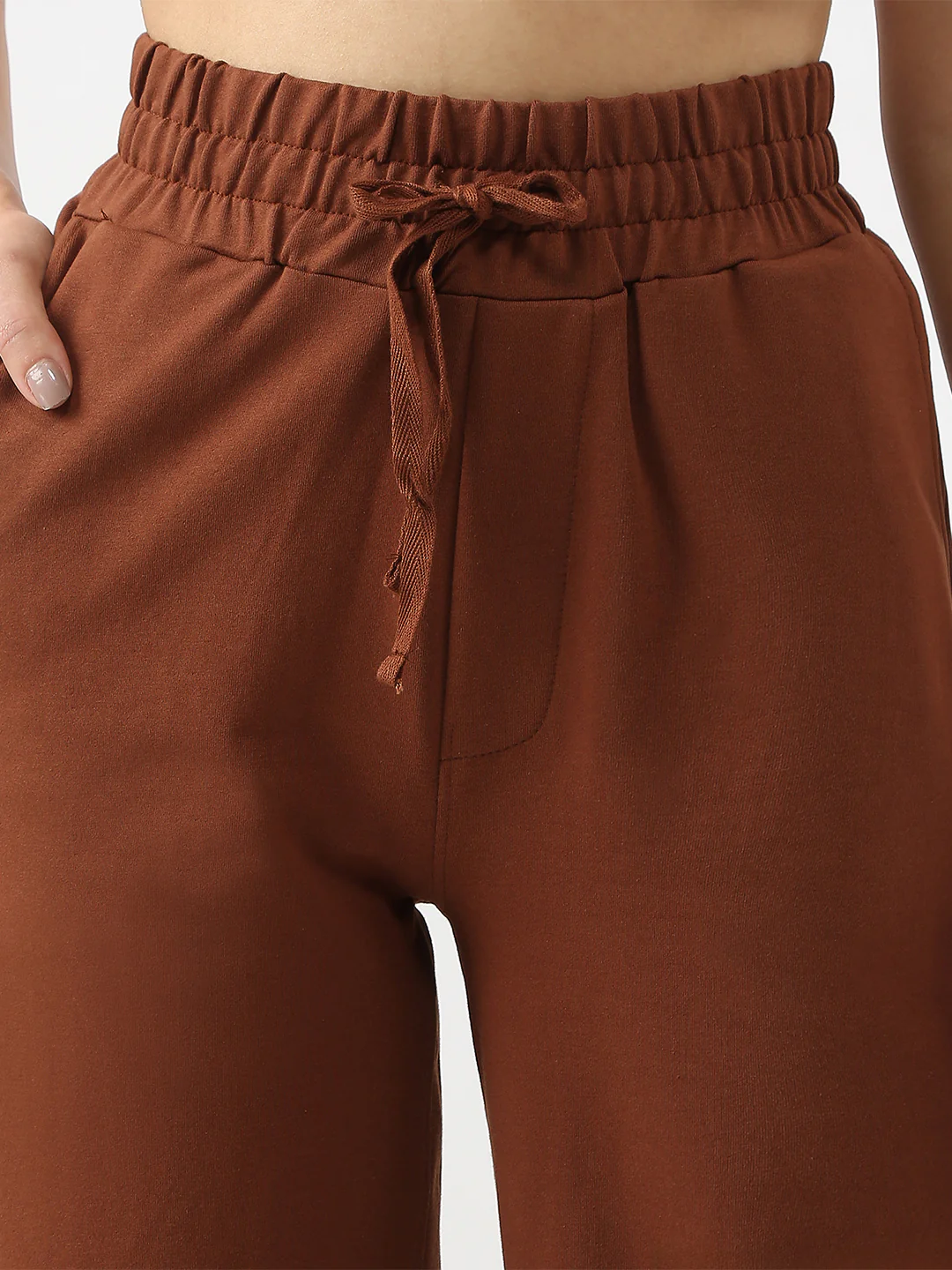Women Sepia Wide Leg Trouser - Image 5