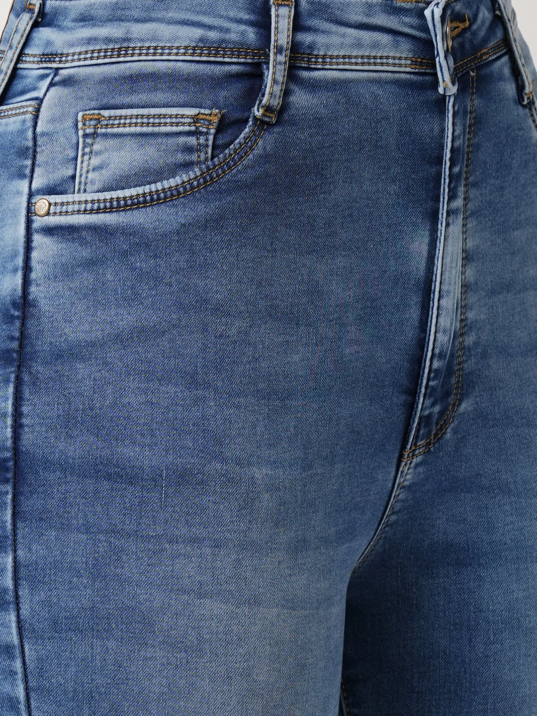 Women Sky High-Rise Skinny Fit Jeans - Image 6
