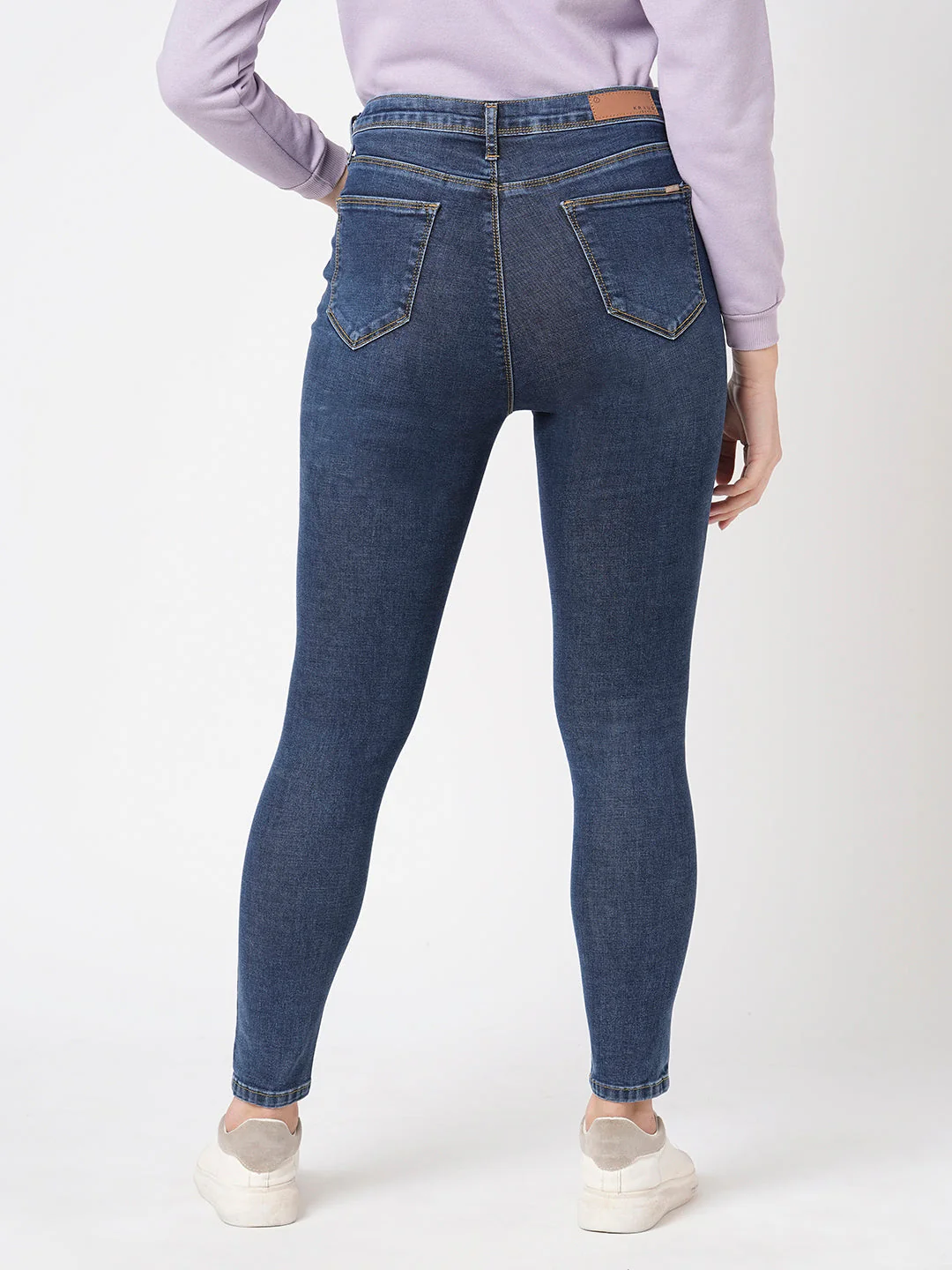 Women Sky High-Rise Skinny Fit Jeans - Image 3