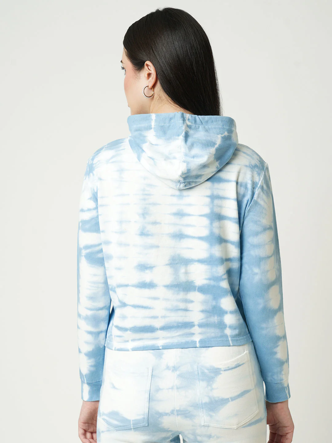 Women Sky Tie & Dyed Sweatshirt - Image 3