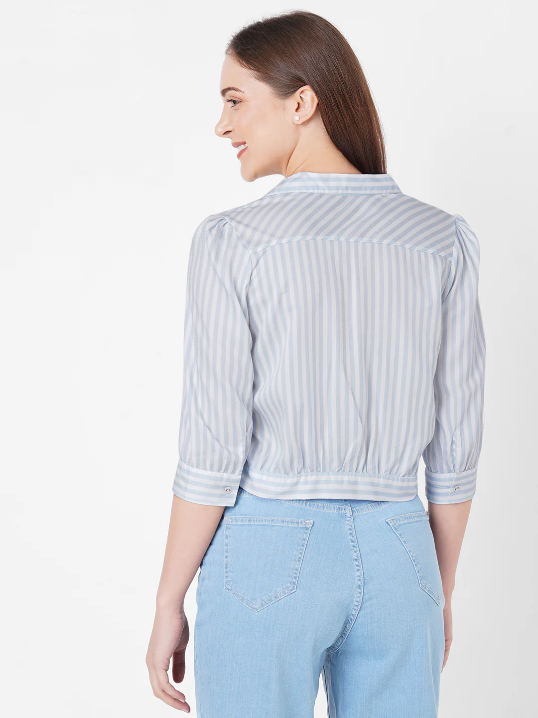 Women Sky/White Shirt - Image 3