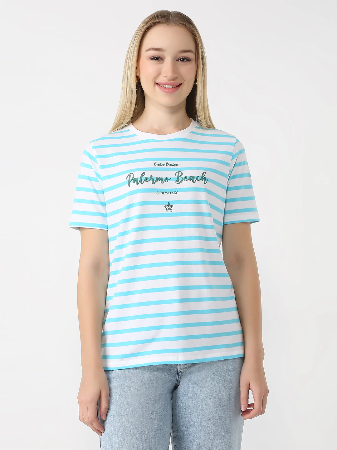 Women Slim Fit Boxy T-Shirt - Image 2