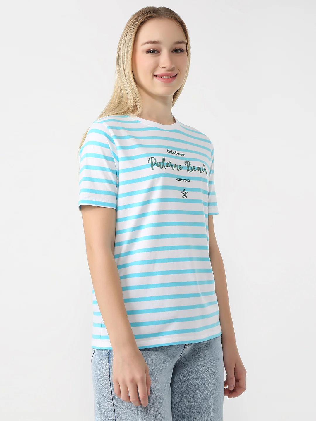 Women Slim Fit Boxy T-Shirt - Image 4