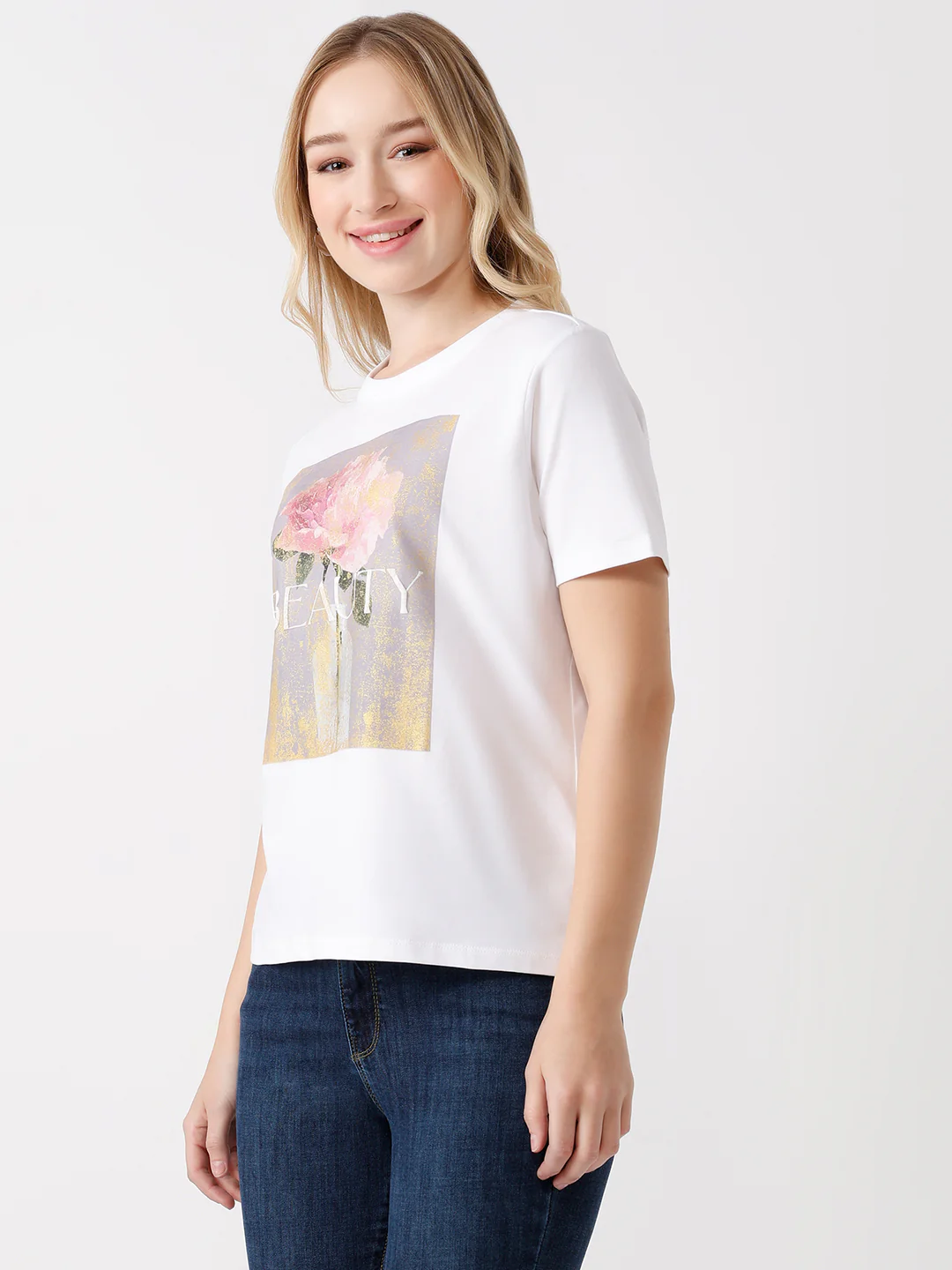 Women Slim Fit Boxy T-Shirt - Image 5