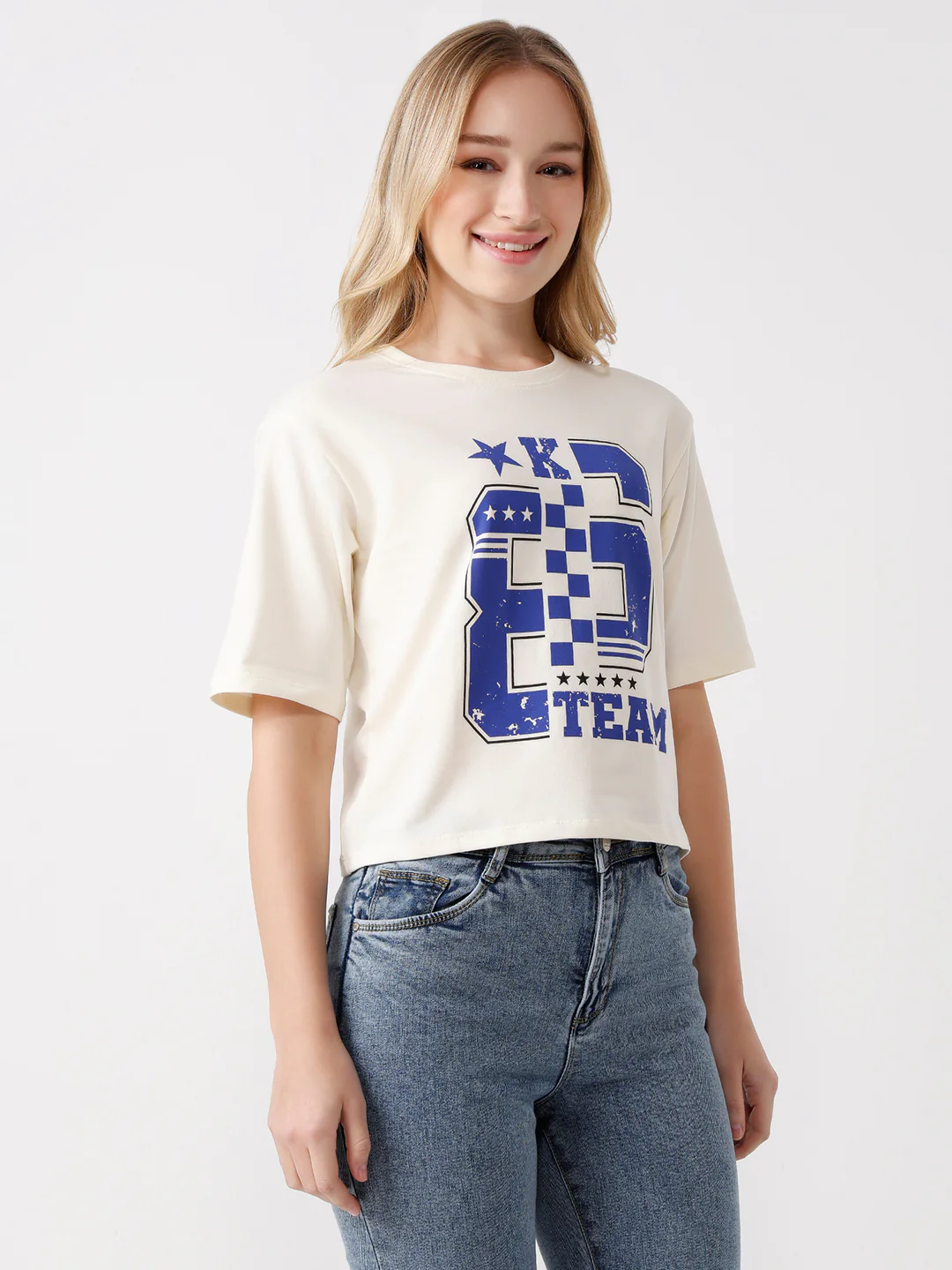 Women Slim Fit Crop T-Shirt - Image 4