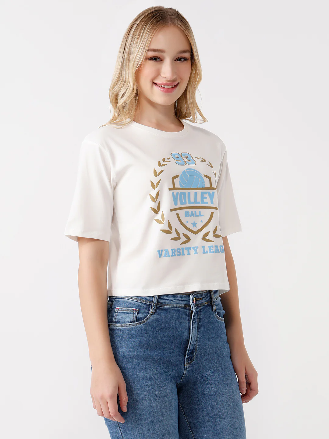 Women Slim Fit Crop T-Shirt - Image 4