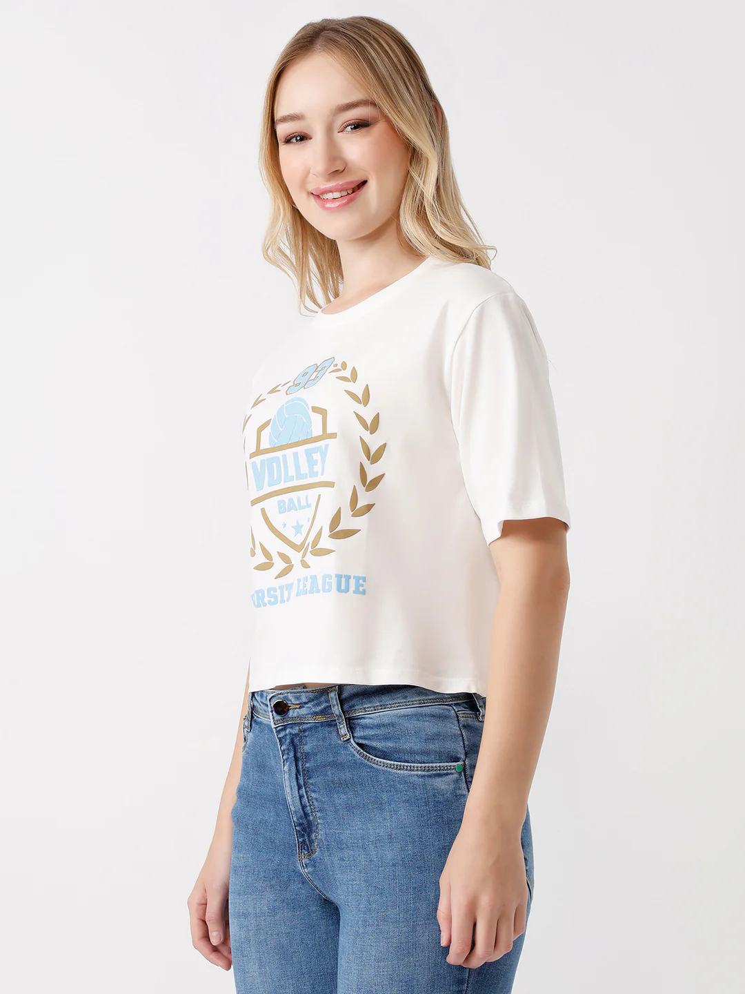 Women Slim Fit Crop T-Shirt - Image 5