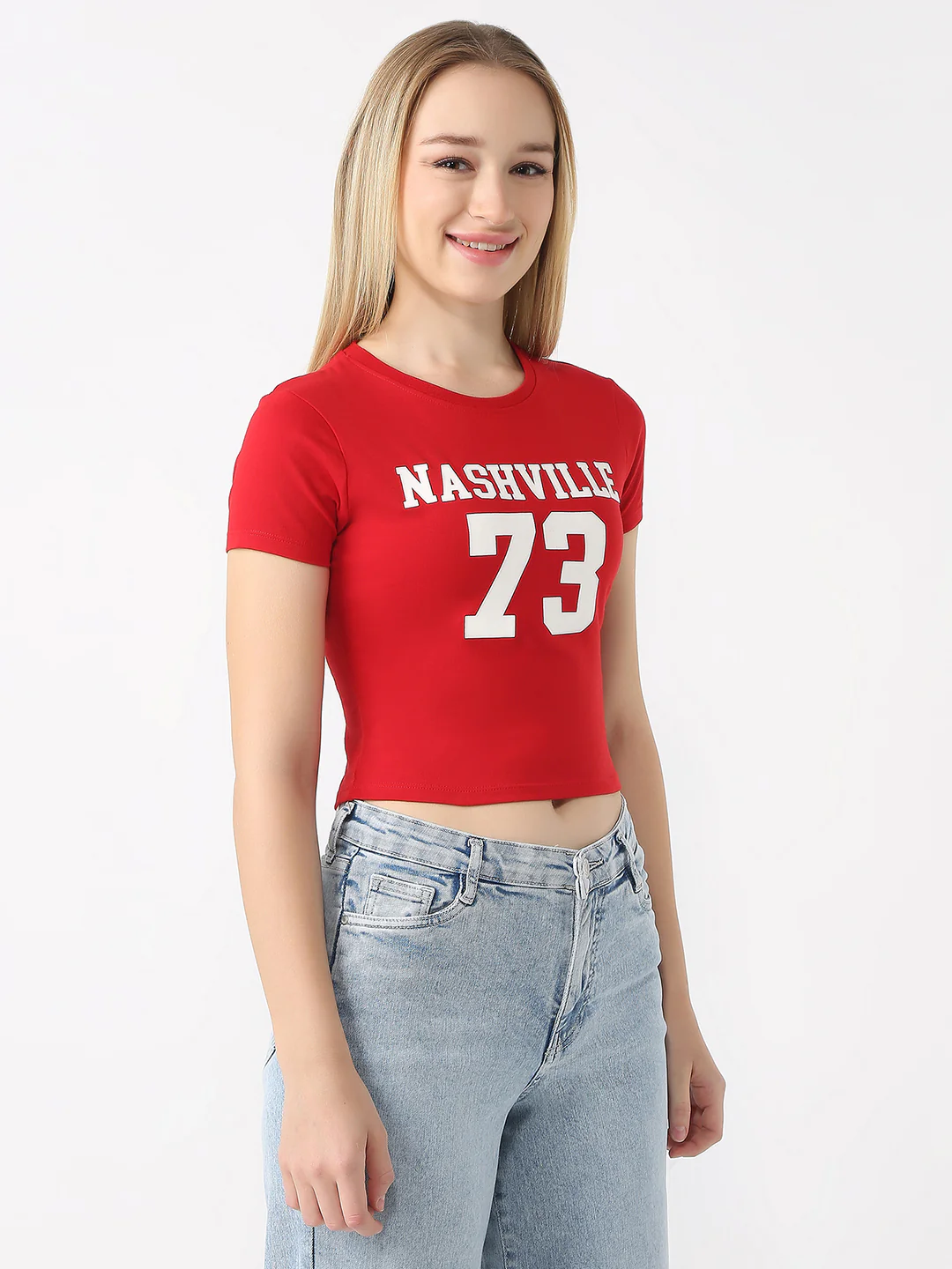 Women Slim Fit Genz T-Shirt - Image 2