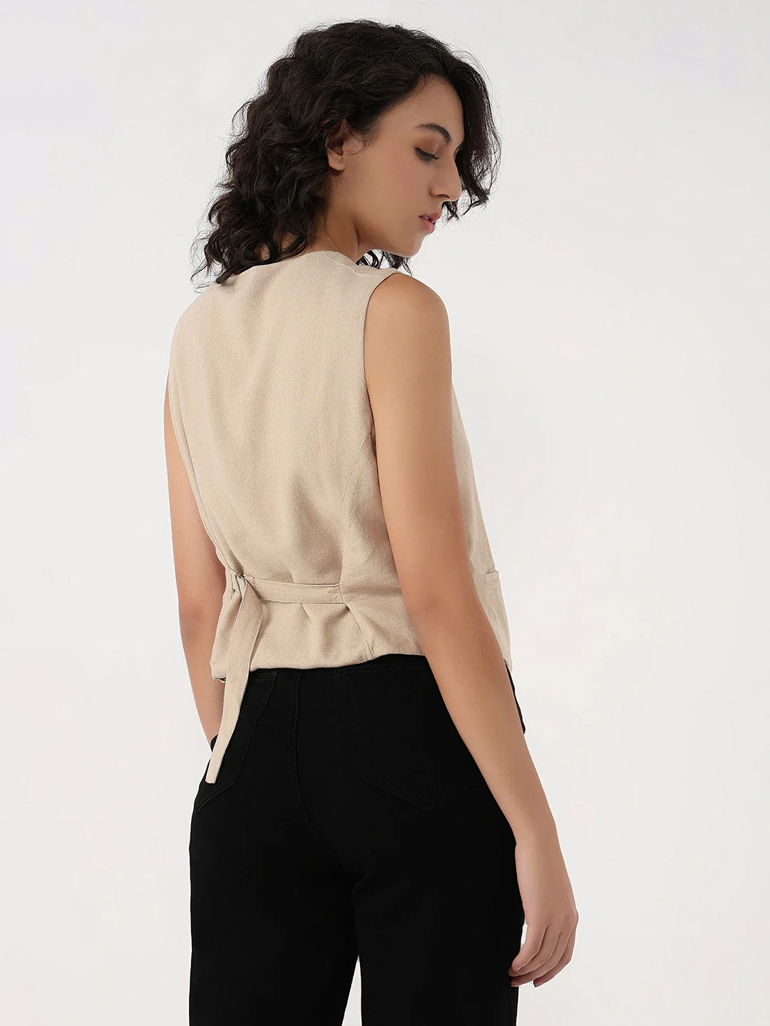 Women Slim Fit Vest Coat - Image 3