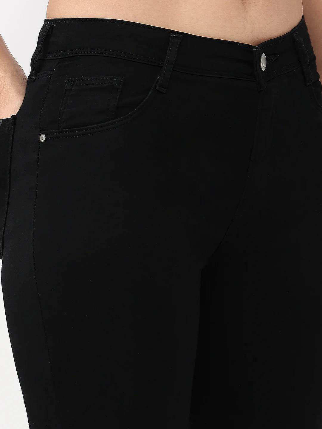 Women Solid High-Rise Flare Jeans - Image 6
