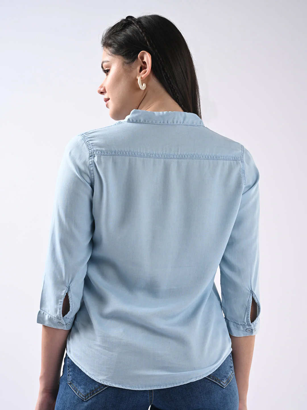 Women Solid Shirt - Image 3